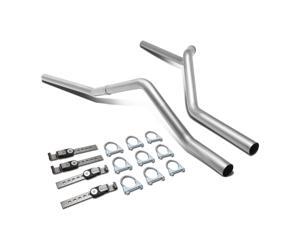 For 1983 to 2004 Chevy S10 Rear 2.25" Outlet Dual Tail Pipe Muffler Back Exhaust System For 1983 to 2004 Chevy S10 Rear 2.25" Outlet Dual Tail Pipe Muffler Back Exhaust System