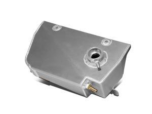 DNA Motoring TANK-COL-009 Light Weight Aluminum Coolant Expansion Recovery Fill Tank,Metallic 