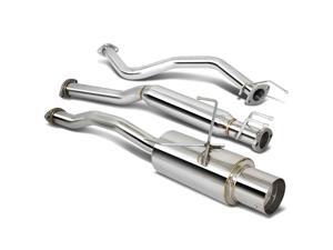 For 2001 to 2005 Honda Civic Catback Exhaust System 4" Tip Muffler - EM ES 02 03 04 For 2001 to 2005 Honda Civic Catback Exhaust System 4" Tip Muffler - EM ES 02 03 04