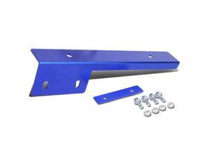 Universal Front Bumper License Plate Relocator Frame Bracket Holder Bar (Blue) Universal Front Bumper License Plate Relocator Frame Bracket Holder Bar (Blue)