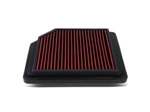 For 2006 to 2011 Honda Civic 1.8L Reusable & Washable Replacement High Flow Drop-in Air Filter (Red) 07 08 09 10 For 2006 to 2011 Honda Civic 1.8L Reusable & Washable Replacement High Flow Drop-in Air Filter (Red) 07 08 09 10