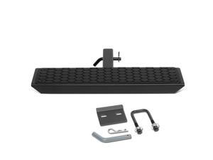 Universal 2" Receiver Trailer Pickup Truck SUV Towing Hitch Step Bar Rear Bumper Guard 26"Wide x 5"Long Black Powdercoated Steel Universal 2" Receiver Trailer Pickup Truck SUV Towing Hitch Step Bar Rear Bumper Guard 26"Wide x 5"Long Black Powdercoated Steel