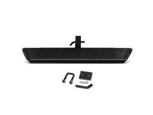 Universal 2" Receiver Heavy Duty Extruded Aluminum Trailer Pickup Truck SUV Towing Hitch Step Bar Rear Bumper Guard 36"Wide x 5.5"Long ( Black ) Universal 2" Receiver Heavy Duty Extruded Aluminum Trailer Pickup Truck SUV Towing Hitch Step Bar Rear Bumper Guard 36"Wide x 5.5"Long ( Black )