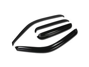 For 2001 to 2007 Chevy Silverado / GMC Sierra 1st Gen Extended Cab 4pcs Window Visor Deflector (Dark Smoke) 02 03 04 05 06 For 2001 to 2007 Chevy Silverado / GMC Sierra 1st Gen Extended Cab 4pcs Window Visor Deflector (Dark Smoke) 02 03 04 05 06