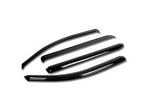 For 2014 to 2016 Chevy Silverado / GMC Sierra Crew Cab 4pcs Window Vent Visor Deflector Rain Guard (Dark Smoke) 15 For 2014 to 2016 Chevy Silverado / GMC Sierra Crew Cab 4pcs Window Vent Visor Deflector Rain Guard (Dark Smoke) 15