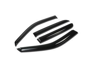 For 2009 to 2014 Ram 1500 2500 3500 4pcs Window Vent Visor Deflector Rain Guard (Dark Smoke) 10 11 12 13 For 2009 to 2014 Ram 1500 2500 3500 4pcs Window Vent Visor Deflector Rain Guard (Dark Smoke) 10 11 12 13