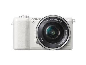 Sony a5100 16-50mm DSLR Camera with 3-Inch Flip Up LCD (White)