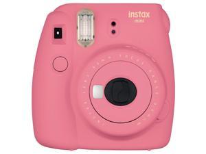 Fujifilm Instax Mini 9 Instant Camera-Flamingo Pink w/ 40 Sheets Of Instant Film