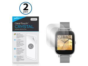 ASUS ZenWatch 2 (45mm) Screen Protector, BoxWave [ClearTouch Crystal (2-Pack)] HD Film Skin - Shields From Scratches for ASUS ZenWatch 2 (45mm)
