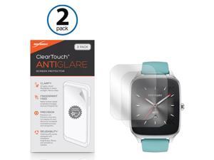 ASUS ZenWatch 2 (49mm) Screen Protector, BoxWave [ClearTouch Anti-Glare (2-Pack)] Anti-Fingerprint Matte Film Skin for ASUS ZenWatch 2 (49mm)