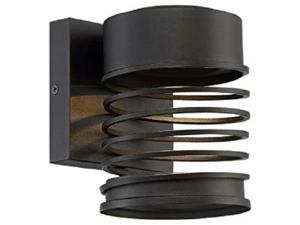 GOOD LUMENS BY MADISON AVENUE OUTDOOR WALL MOUNT LED LIGHT 23645 BLACK