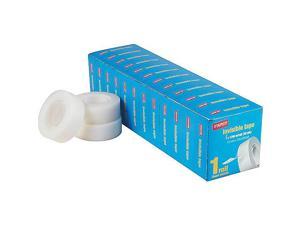 Staples Invisible Tape 3/4" x 1296" 12-Pack (52477-P12) 52380P12