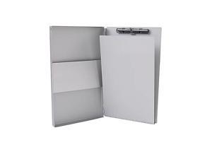 Staples Aluminum Side Loading Clipboard with Storage, Legal Size, Silver Staples Aluminum Side Loading Clipboard with Storage, Legal Size, Silver