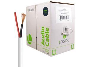 In Wall Audio Speaker Cable Wire 14/2 Gauge/AWG OFC Pure Copper 500ft White In Wall Audio Speaker Cable Wire 14/2 Gauge/AWG OFC Pure Copper 500ft White