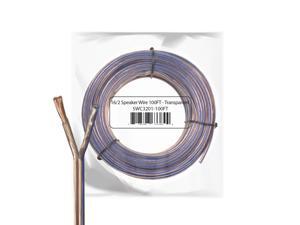 Car Home Audio Speaker Wire 16 Gauge Bulk Audio Speaker Cable Transparent 100 ft Car Home Audio Speaker Wire 16 Gauge Bulk Audio Speaker Cable Transparent 100 ft