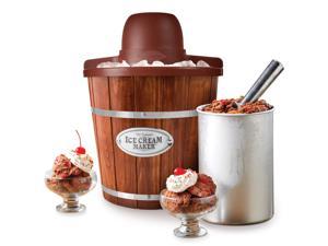 Offex 6 Quart Old Fashioned Ice Cream Maker 