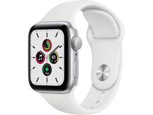 Apple Watch SE 40mm Silver Aluminum - White Sport Band MYDM2LL/A Apple Watch SE 40mm Silver Aluminum - White Sport Band MYDM2LL/A