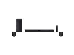 LG SNC4R 4.1 Channel Soundbar with Surround Sound Speakers, Black