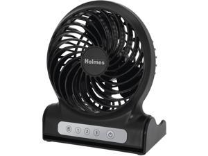 Holmes HPF0467-BU 4" Personal Fan Rechargeable Battery Operated - Black