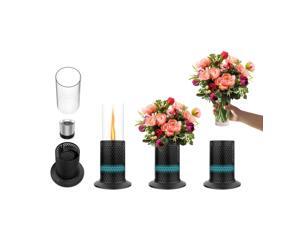 Fugoo F2INK01 Inferno Indoor/Outdoor Bluetooth Speaker and Real Flame Lantern, Black