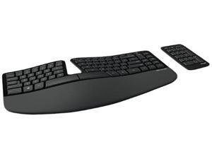 Microsoft 5KV-00001 Wireless Keyboard and Keypad Set - Ergonmic - Black Microsoft 5KV-00001 Wireless Keyboard and Keypad Set - Ergonmic - Black