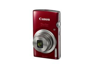 Canon PowerShot 180 20 Megapixel Compact Camera - Red - 2.7" LCD - 16:9 - 8x Optical Zoom - 4x - Optical (IS) - TTL - 5152 x 3864 Image - 1280 x 720 Video - PictBridge - HD Movie Mode - Wireless ...