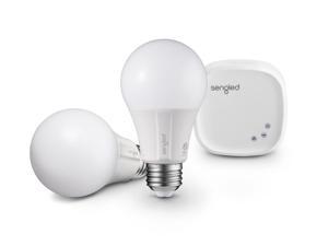 Sengled E21-G14 W Smart LED Soft White A19 Starter Kit, 2 Pack, 2700K 60W