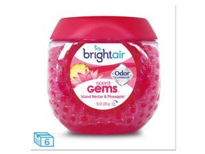 Scent Gems Odor Eliminator, Island Nectar And Pineapple, Pink, 10 Oz, 6/carton Scent Gems Odor Eliminator, Island Nectar And Pineapple, Pink, 10 Oz, 6/carton