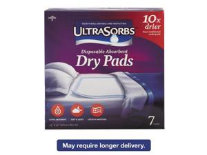 Ultrasorbs Disposable Dry Pads, 23 X 35, Blue, 7/box