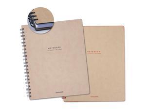 Collection Twinwire Notebook, Legal, 7 1/4" x 9 1/2", Tan/Red, 80 Sheets MEAYP14007