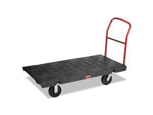 Rubbermaid  Commercial 4471BLA  Platform Truck, 2000-lb Cap, 30w x 60d x 7h, Black