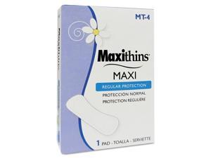 Maxithins Sanitary Napkins #4, 250 Individually Boxed Napkins/carton Maxithins Sanitary Napkins #4, 250 Individually Boxed Napkins/carton