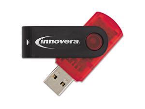 Innovera 37664 USB 2.0 Flash Drive, 64 GB, Red Innovera 37664 USB 2.0 Flash Drive, 64 GB, Red