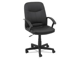 Executive Office Chair, Fixed Arched Arms, Black Executive Office Chair, Fixed Arched Arms, Black