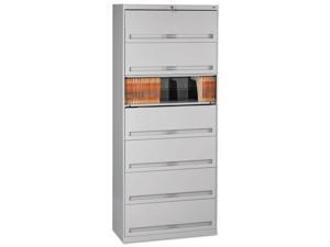 Tennsco - FS371LLGY - 36 x 17 x 87 0-Drawer Closed Style Fixed Shelf Lateral File Series File Cabinet, Light Gray