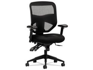 Basyx VL532 Series Mesh High-Back Task Chair Mesh Back Padded Mesh Seat Black Basyx VL532 Series Mesh High-Back Task Chair Mesh Back Padded Mesh Seat Black
