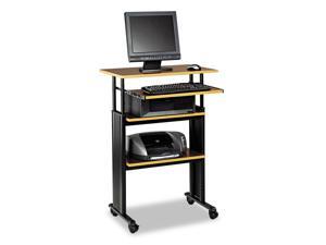 Safco Adjustable Height Stand-Up Workstation 29w x 22d x 49h Cherry/Black 1929CY Safco Adjustable Height Stand-Up Workstation 29w x 22d x 49h Cherry/Black 1929CY