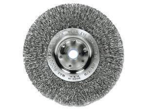 Trulock Tln-6 Narrow-Face Crimped Wire Wheel, 6" Dia, .008 Wire Trulock Tln-6 Narrow-Face Crimped Wire Wheel, 6" Dia, .008 Wire