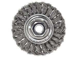 Dualife Sta-4 Twist Knot Wire Wheel, 4" Dia, Stainless Steel, .014 Wire Dualife Sta-4 Twist Knot Wire Wheel, 4" Dia, Stainless Steel, .014 Wire