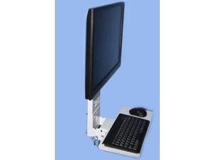 SDS iMount 4.0 Adjustable VESA Monitor & Keyboard Wall Mount System with Tilt & Fold-up. White, 100mm & 75 mm VESA, Small Foot Print, Workstation, Mounts Direct to Wall, 7 x 18 Tray SDS iMount 4.0 Adjustable VESA Monitor & Keyboard Wall Mount System with Tilt & Fold-up. White, 100mm & 75 mm VESA, Small Foot Print, Workstation, Mounts Direct to Wall, 7 x 18 Tray