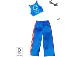 Barbie Olympics Tokyo 2020 Official Blue Training Pants Outfit Clothes Mattel Barbie Olympics Tokyo 2020 Official Blue Training Pants Outfit Clothes Mattel