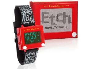 Etch-A-Sketch Wrist Watch Official Classic Magic Screen Digital Novelty Spin Master