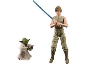 Star Wars 40th Black Series Luke Skywalker Yoda Jedi Training Figure Set Hasbro