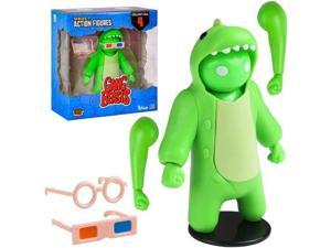 Gang Beasts Green Dinosaur Suit Action Figure with Accessories Game Costume P.M.I.