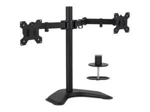 Dual Monitor Stand Adjustable Desk Mount Holder Screen Arm for Led LCD 13 - 27 Inch  - axGear