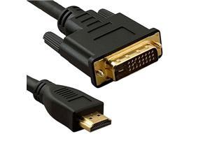 axGear HDMI to DVI Cable DVI-D 24+1 Converter Video Wire High Speed 6Ft 1.8M