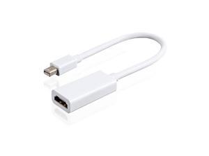 axGear Mini Displayport To HDMI Cable Adapter Male - Female Thunderbolt Video Display Converter