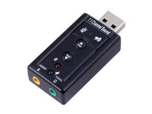 axGear USB Audio Card External Stereo Sound Adapter Virtual 7.1 Channel