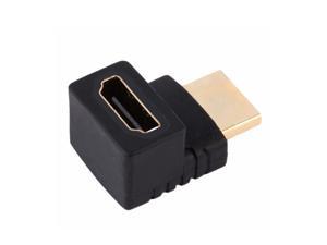axGear HDMI Coupler M/F Male to Female Adapter Cable Extender 90 Degree Angle