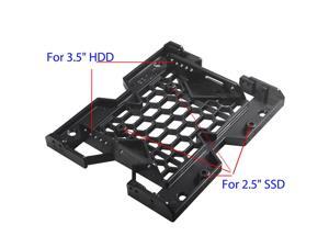 axGear 2.5 Inch / 3.5 Inch Hard Drive To 5.25 Inch Drive Bay Mounting Bracket SSD Laptop HDD to DVD-RW Slot axGear 2.5 Inch / 3.5 Inch Hard Drive To 5.25 Inch Drive Bay Mounting Bracket SSD Laptop HDD to DVD-RW Slot
